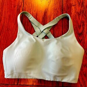 Lululemon energy bra high support 32DD cyan blue